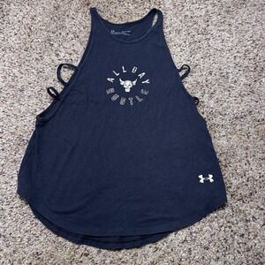 Under Armour Project Rock All Day Hustle Tank Top‎ Women's XS HeatGear